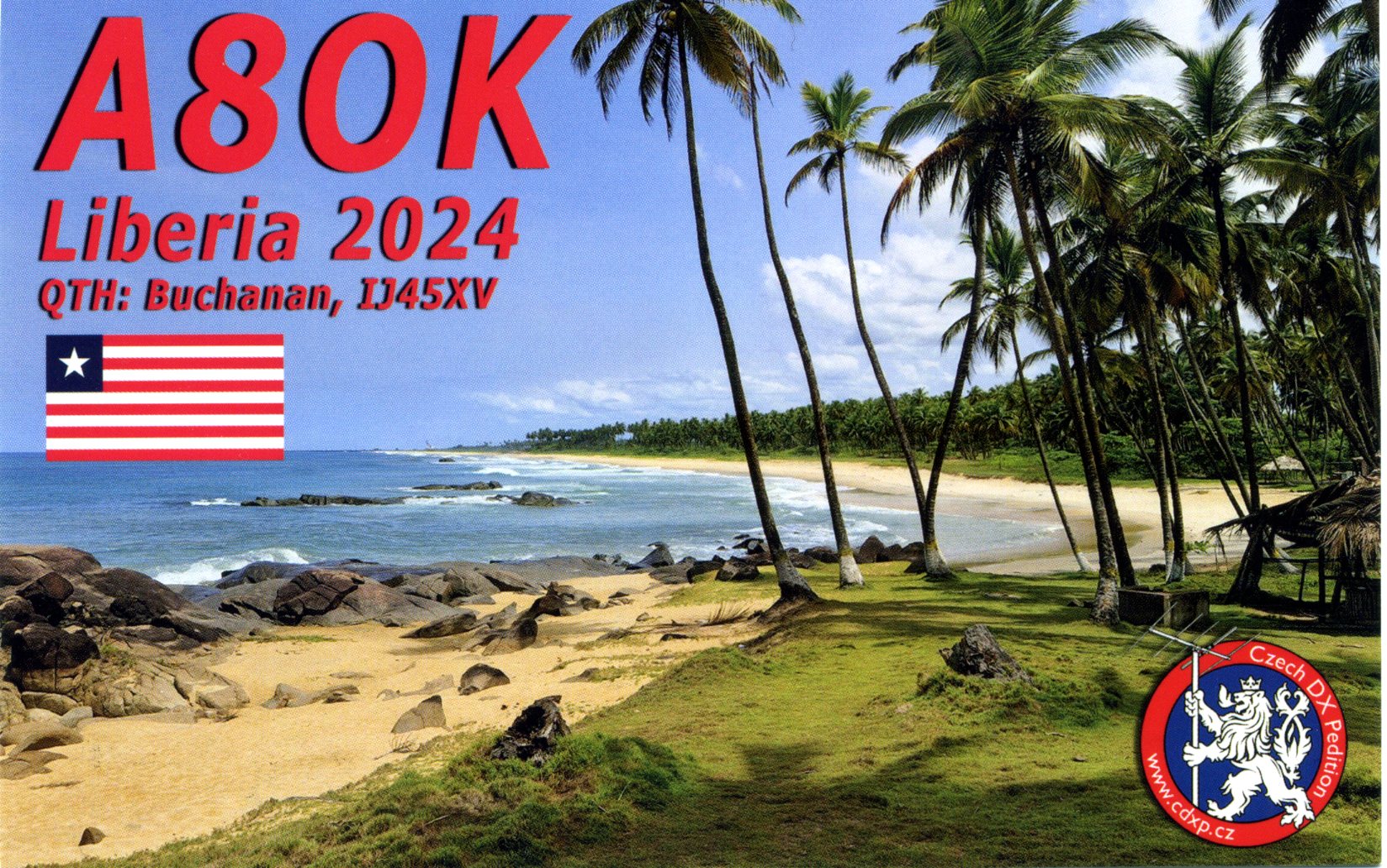 A8OK QSL Card