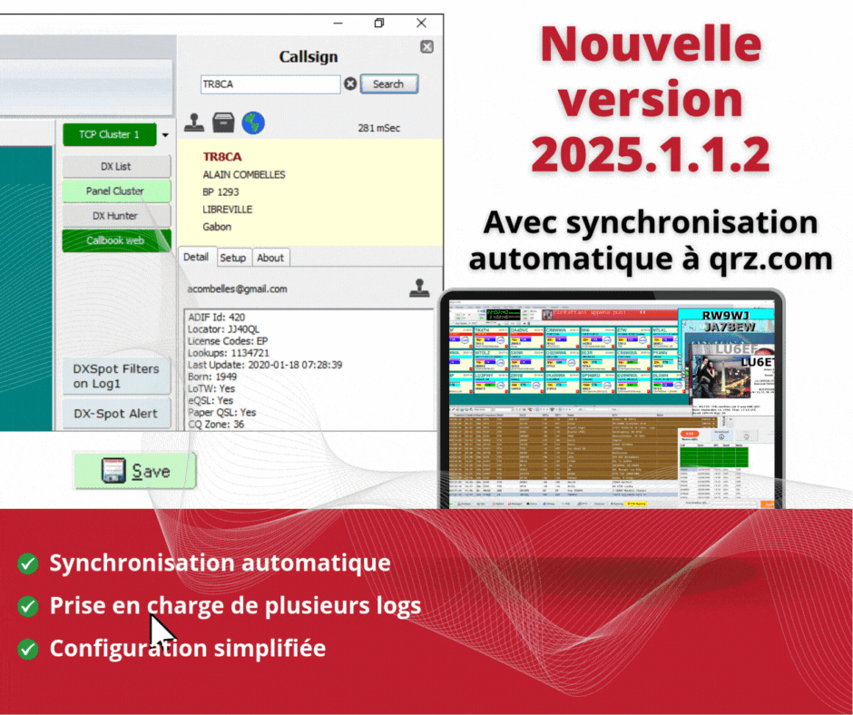 QRZ.com logging syncronization