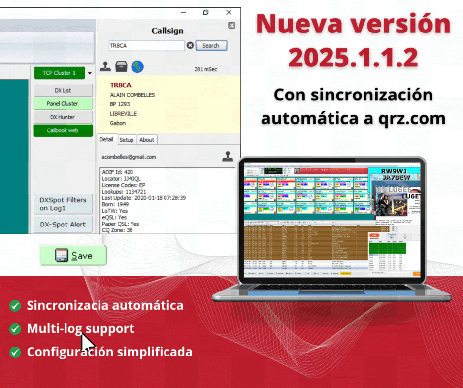 QRZ.com logging syncronization