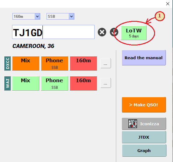 DX Cluster settings