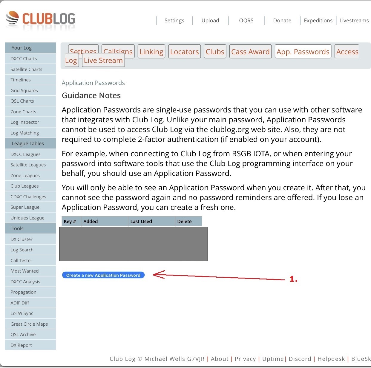 Application Password