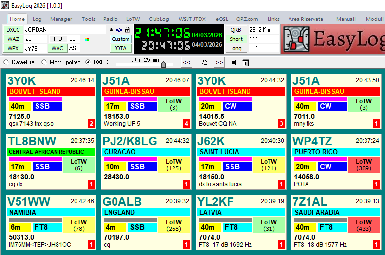 Estrai QSO dal Log