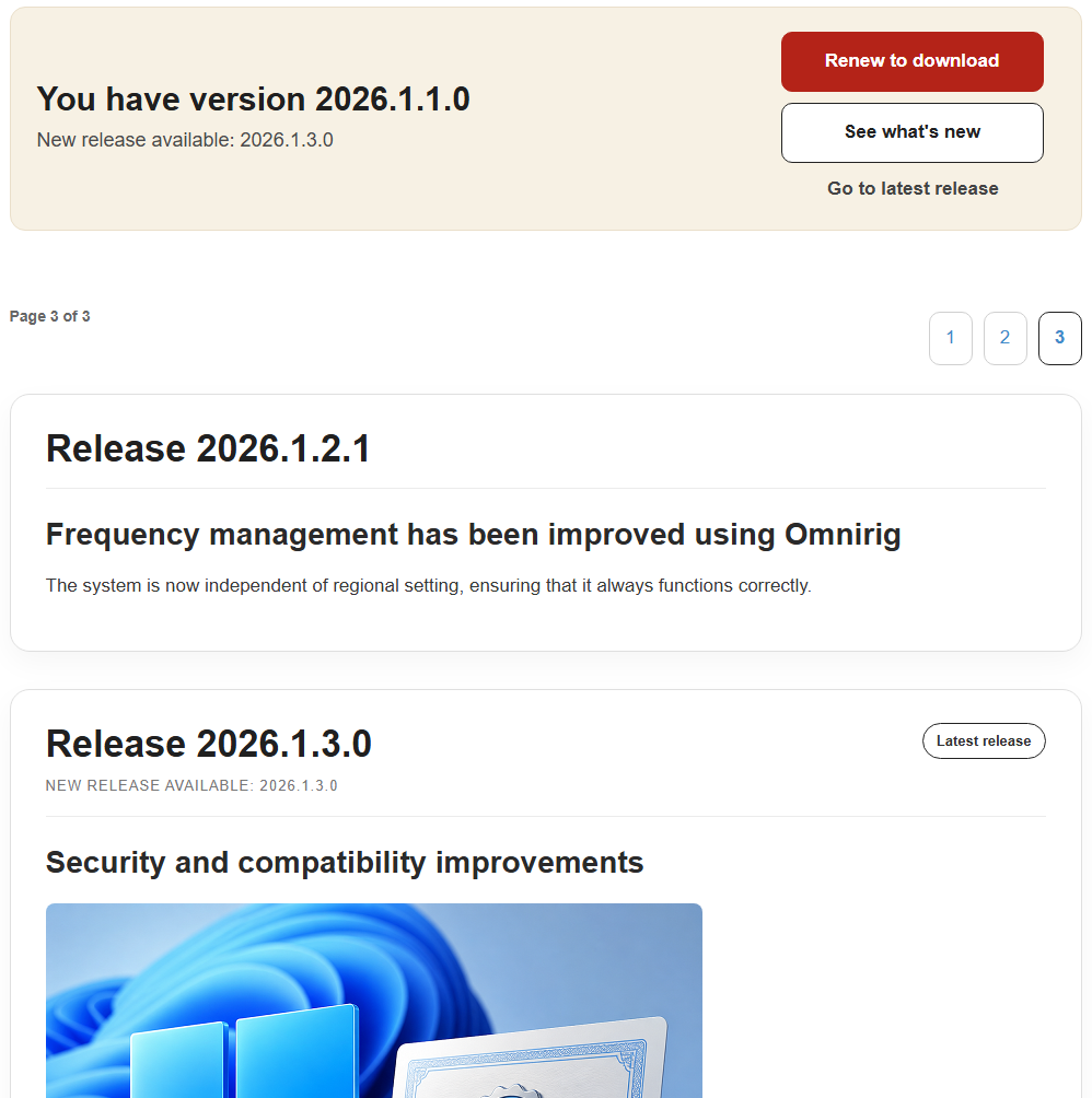 User Reserved Area - What's new